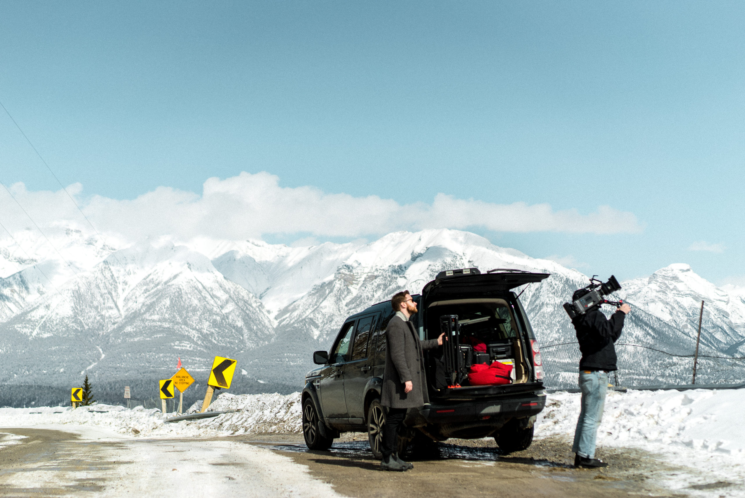 Documentary production in Canmore Alberta